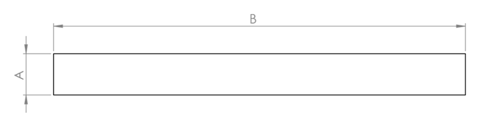 Hard Chrome Plated Shaft 4140 Technical Drawing